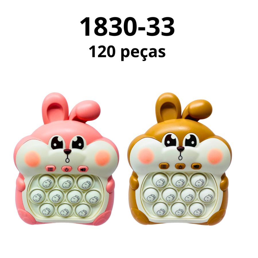 1830-33 POP IT de Coelho (Caixa com 120 peças)