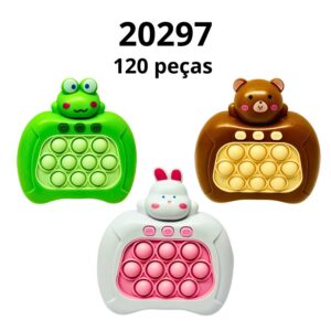 20297-POP IT Urso/Coelho/Sapo (Caixa com 120 peças)