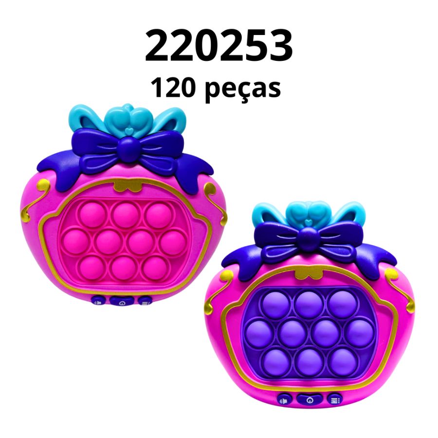 220253 - POP IT princesa (Caixa com 120 peças)