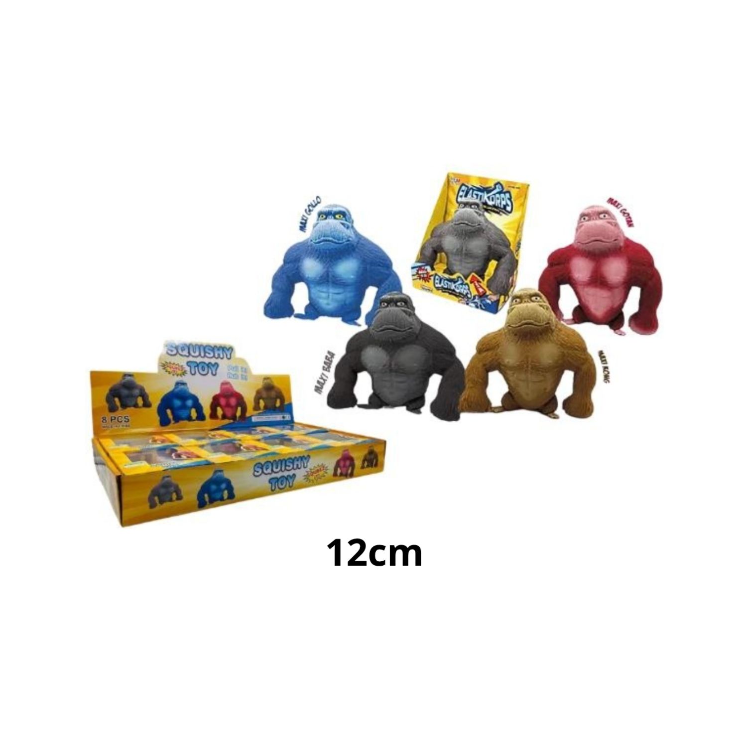 JF-60 Macaco Indestrutivel 12cm (Caixa com 144 peças)