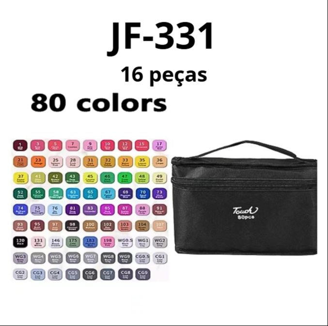 JF-331 CANETINHAS 80 CORES