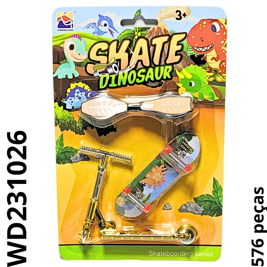 WD 231026 - SKATE DINOSAUR (Caixa com 576 peças)