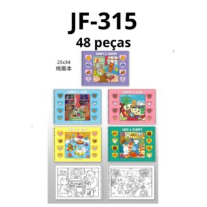 JF-315 LIVRINHO CORES VARIADOS (caderno grande)