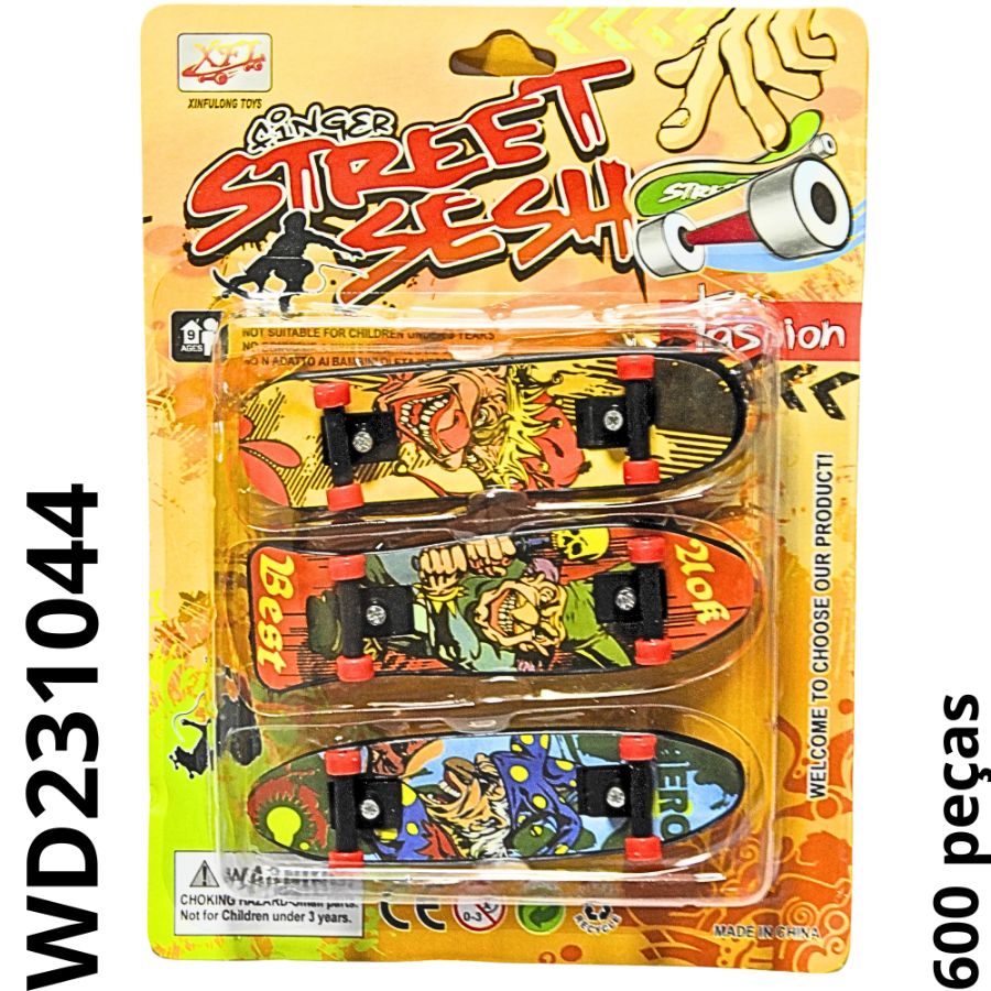 WD 231044 -Brinquedo Skate Park (Caixa com 600 peças)