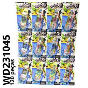 WD 231045 - BRINQUEDO SKATE MANUAL DE PLÁSTICO (Caixa com 120 peças)