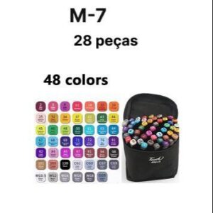 M-7 CANETINHAS (ESTOJO COM 48 CANETINHAS)