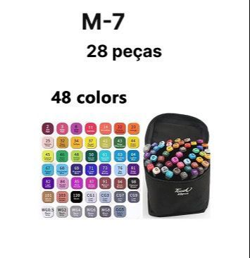 M-7 CANETINHAS (ESTOJO COM 48 CANETINHAS)