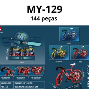 MY-129 BICICLETA (Caixa com 144 peças)
