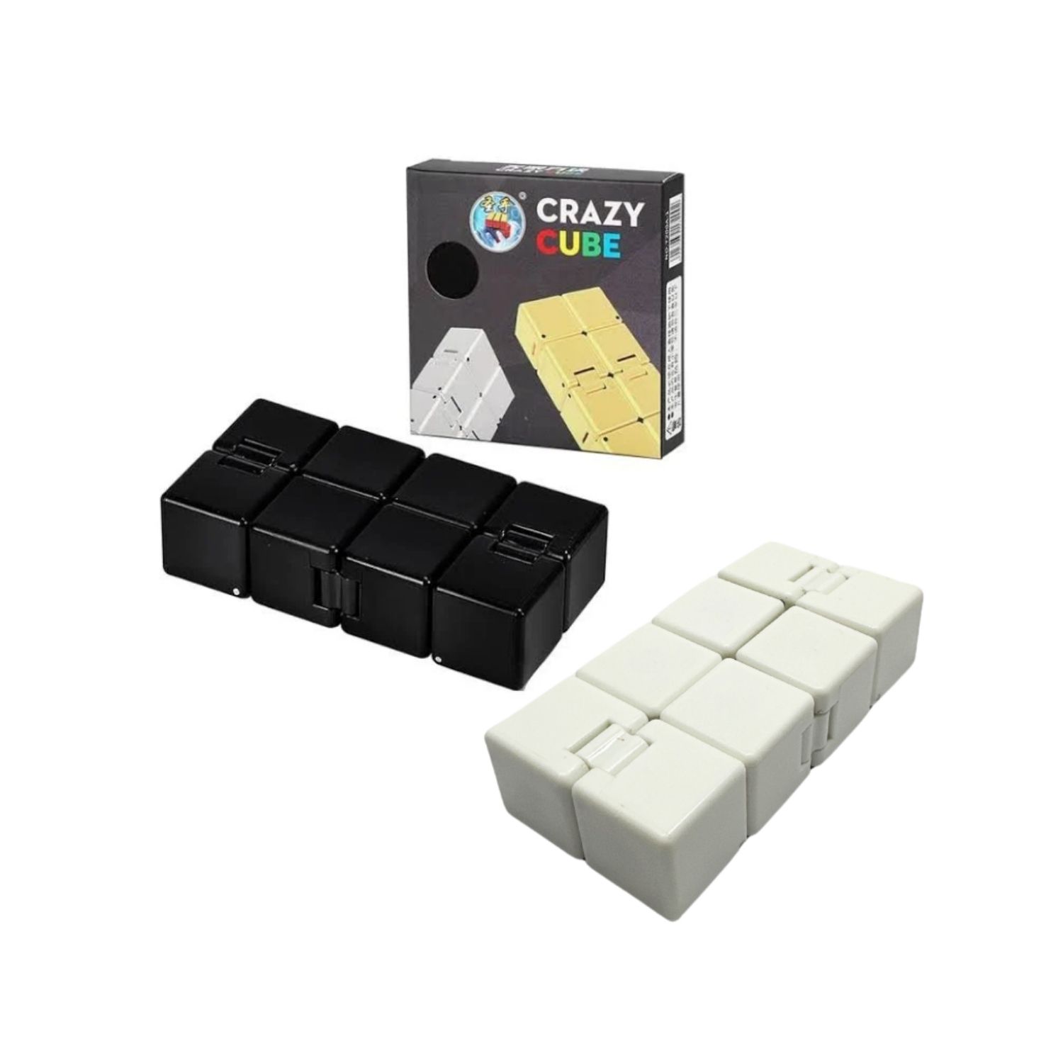 7200A-1 - Brinquedo Cubo Mágico de Plástico Crazy Cube (Caixa com 288 peças)