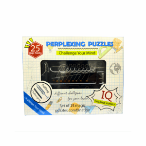 JF-123 Kit de Quebra-Cabeça de Metal 25 Peças (Caixa com 42 peças)