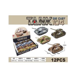 JF-219 TANK DE BRINQUEDO DE FERRO (Caixa com 192 peças)