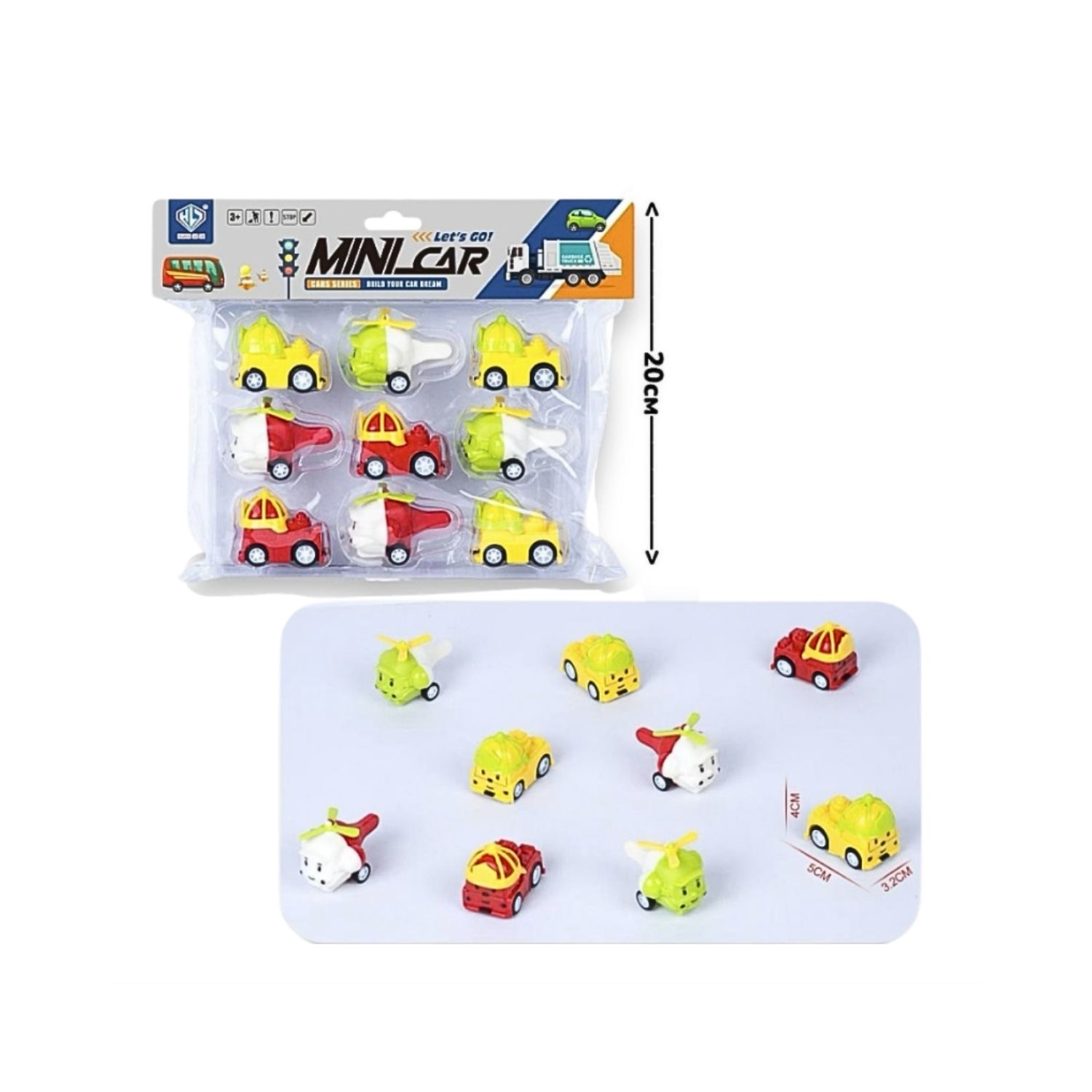 X99 MINI CAMINHÃO E HELICOPTERO (Caixa com 192 peças)